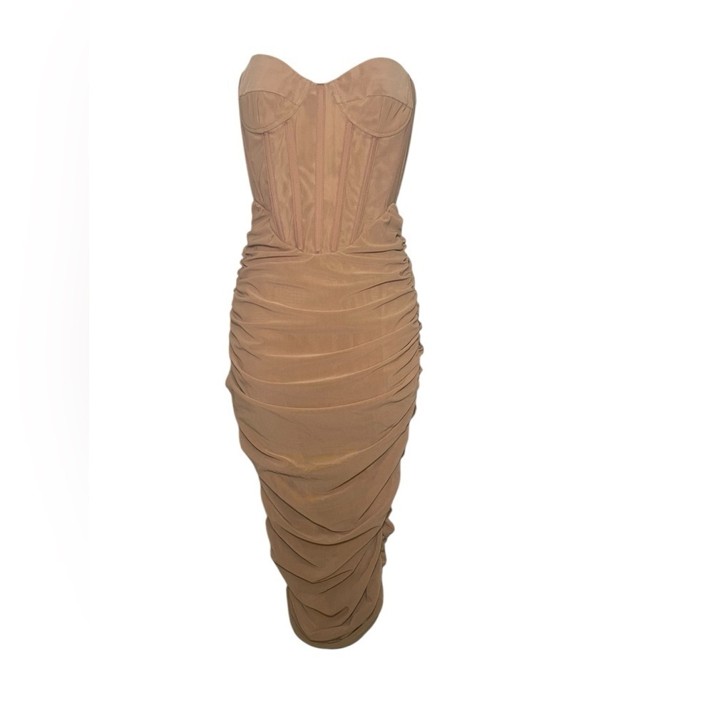 Bardot New NWOT Lithium Mesh Midi Dress Size 4 - Picture 3 of 7